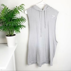 Gymshark Gray Cutoff hoodie